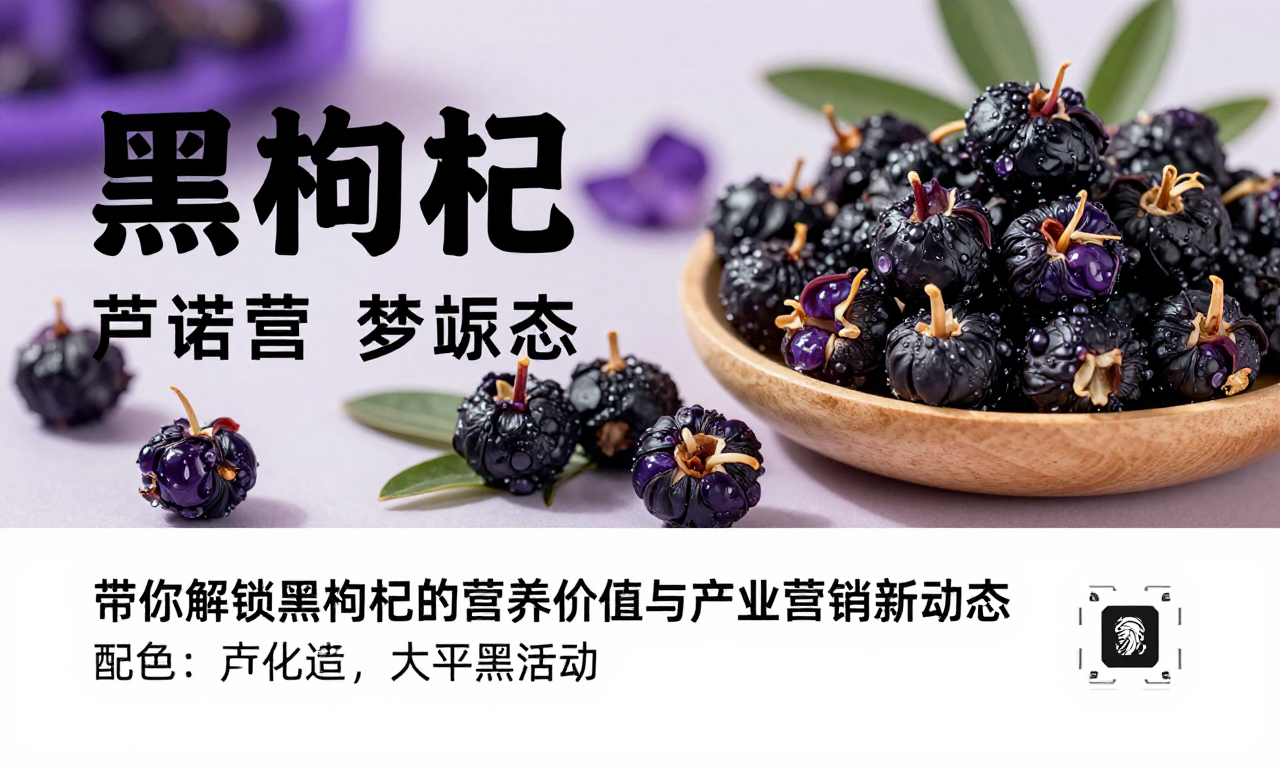 黑枸杞企业品牌营销活动资讯：带你解锁黑枸杞的营养价值与产业营销新动态