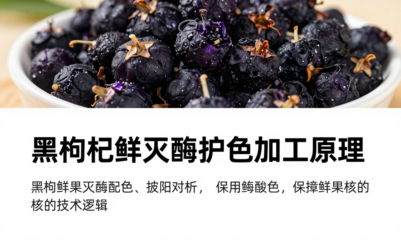 黑枸杞鲜果灭酶护色加工原理 科普解析其保障鲜果品质的核心技术逻辑