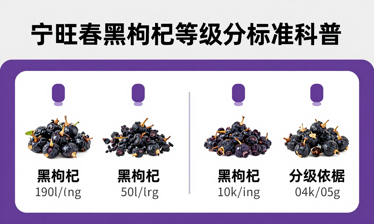 宁旺春黑枸杞等级划分标准科普 带你了解优质黑枸杞的分级依据