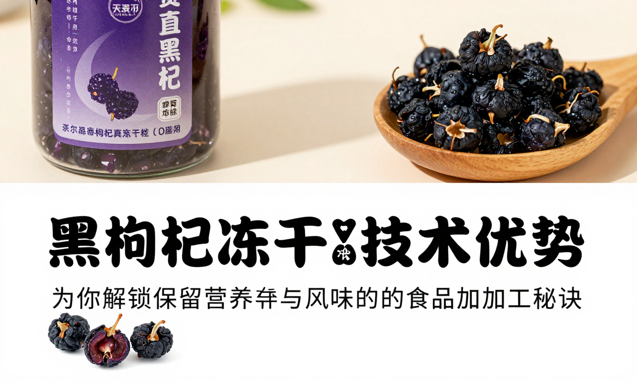 黑枸杞真空冻干技术优势 为你解锁保留营养与风味的食品加工秘诀
