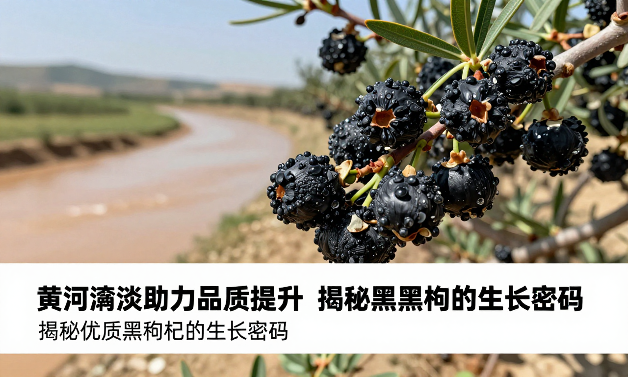 黄河灌溉助力黑枸杞品质提升 揭秘优质黑枸杞的生长密码