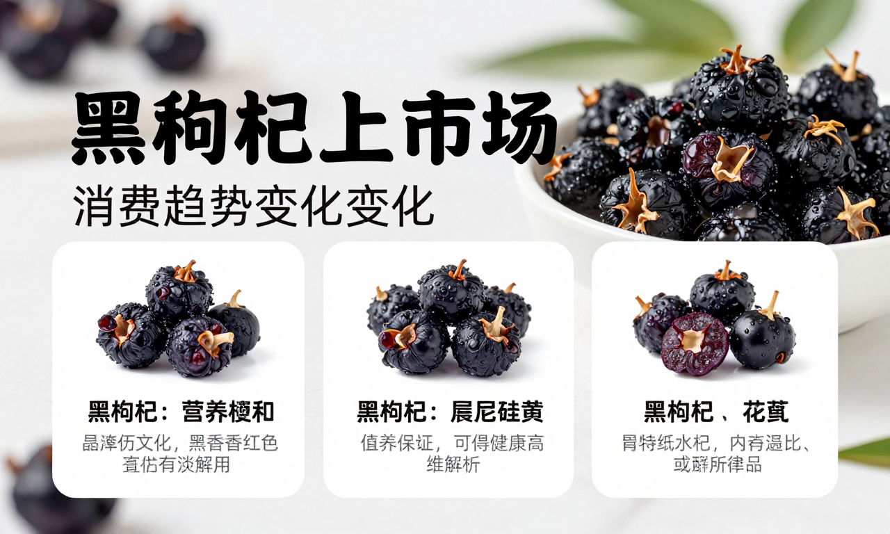 黑枸杞线上市场消费趋势变化背后的消费需求与行业发展科普解析