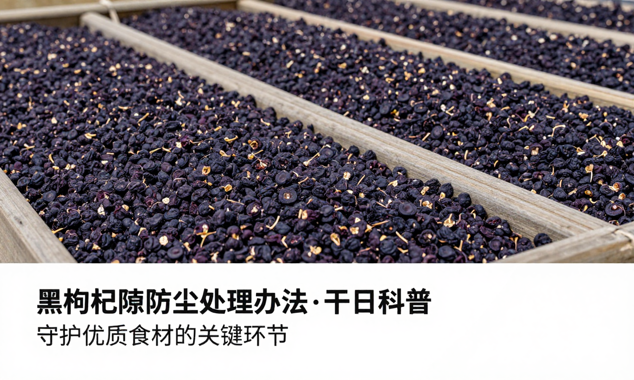 黑枸杞晾晒防尘处理办法：干货科普守护优质食材的关键环节