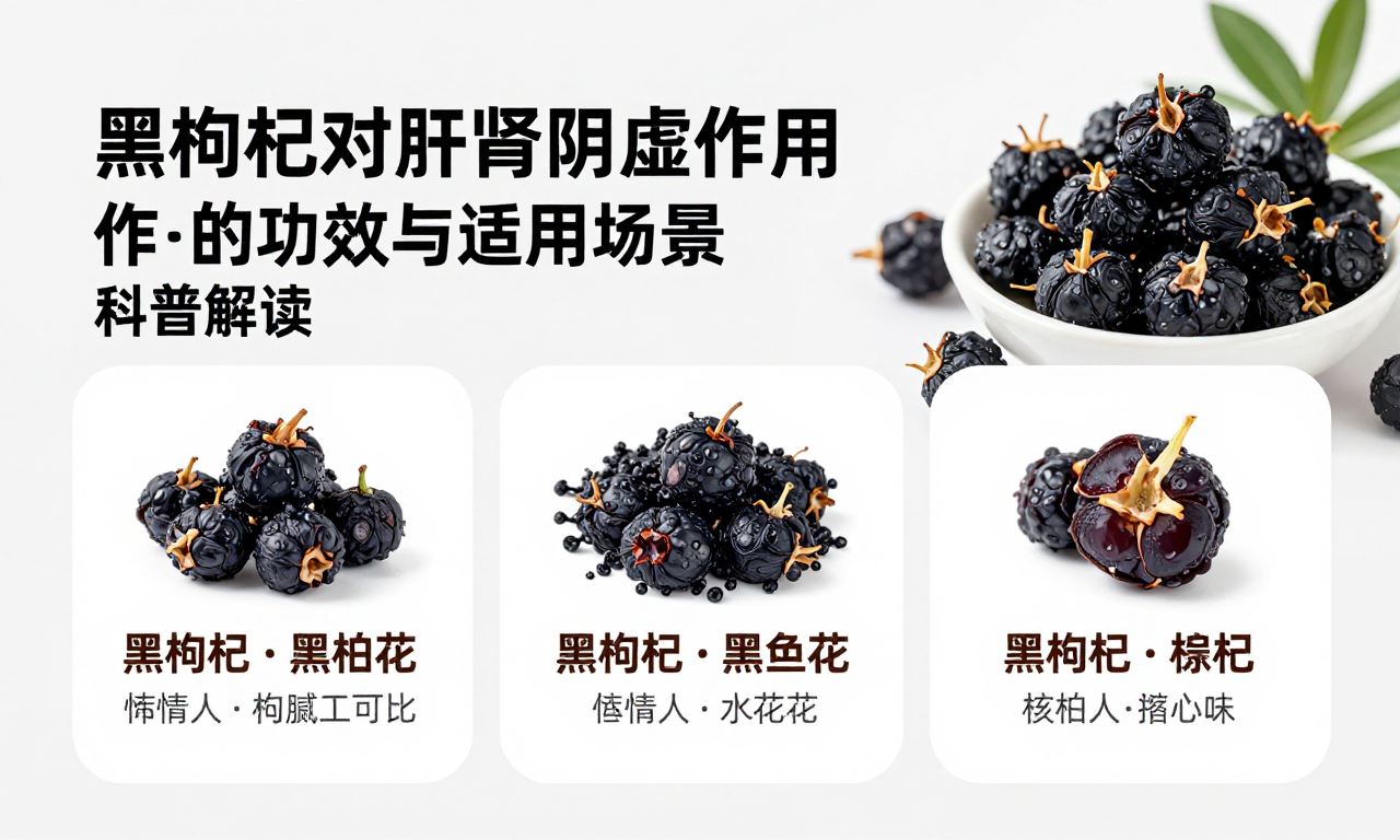 黑枸杞对肝肾阴虚作用的功效与适用场景科普解读