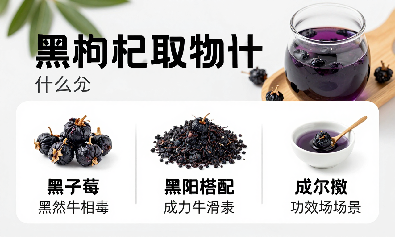黑枸杞提取物是什么 一文带您了解其成分功效与应用场景