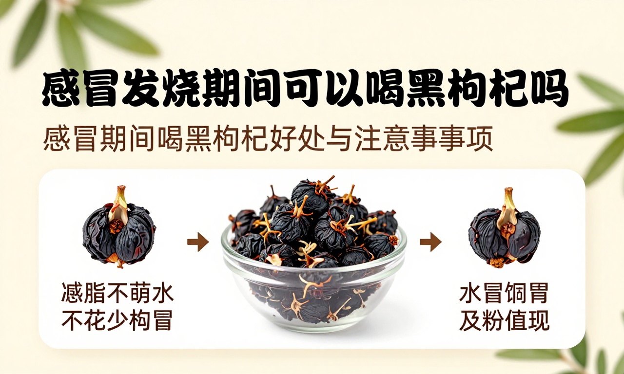 感冒发烧期间可以喝黑枸杞吗 感冒期间喝黑枸杞的好处与注意事项科普
