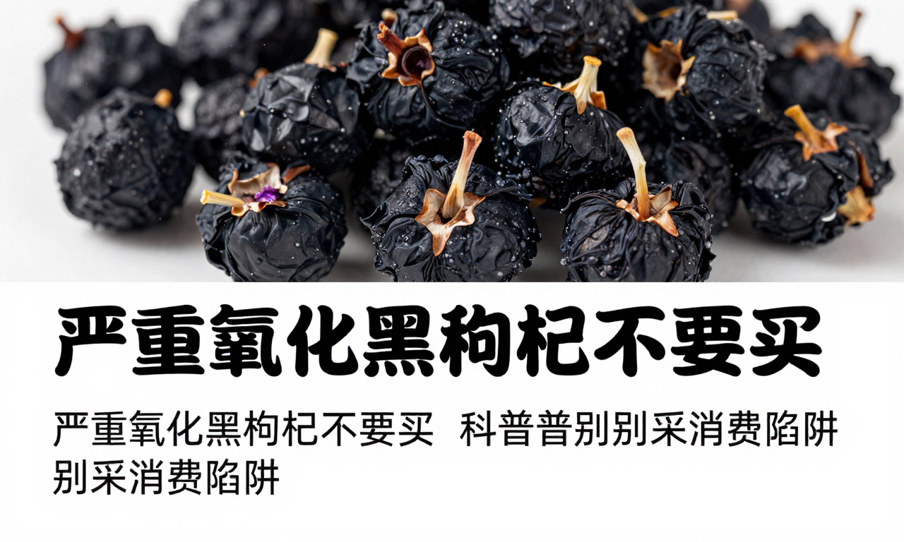 严重氧化黑枸杞不要买 科普辨别技巧别踩消费陷阱