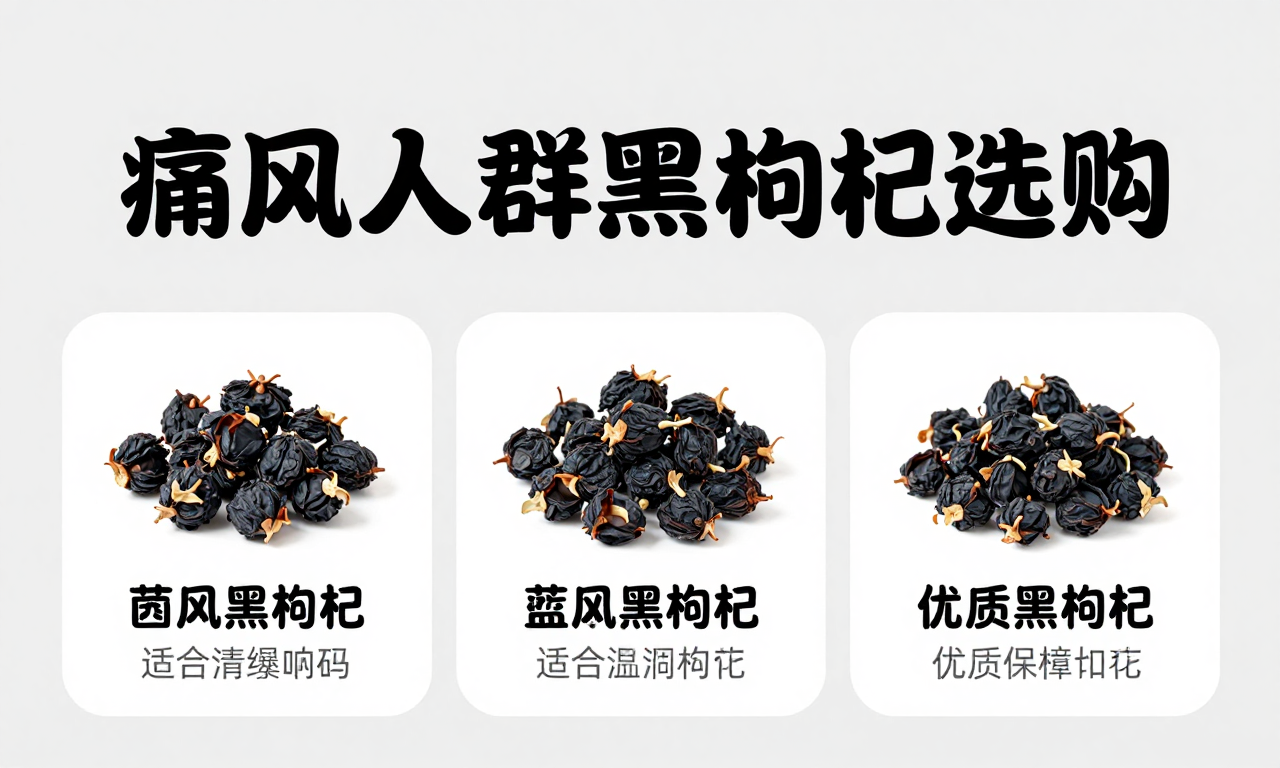 痛风人群黑枸杞选购 科普：如何挑选适合痛风患者的优质黑枸杞