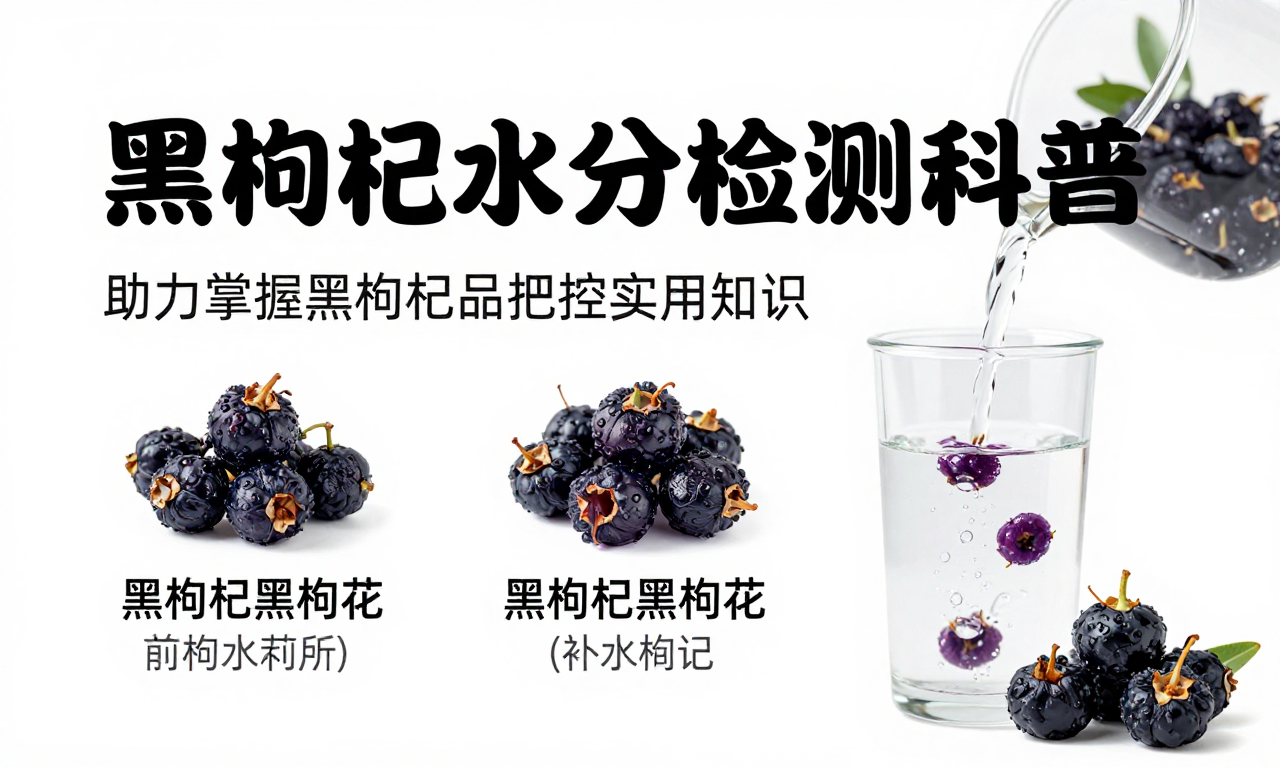 黑枸杞水分检测方法科普 助力掌握黑枸杞品质把控实用知识