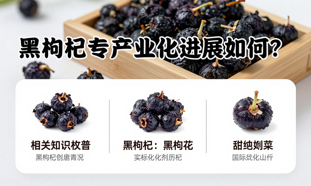 黑枸杞发明专利产业化进展如何？相关知识科普带你了解实际落地情况