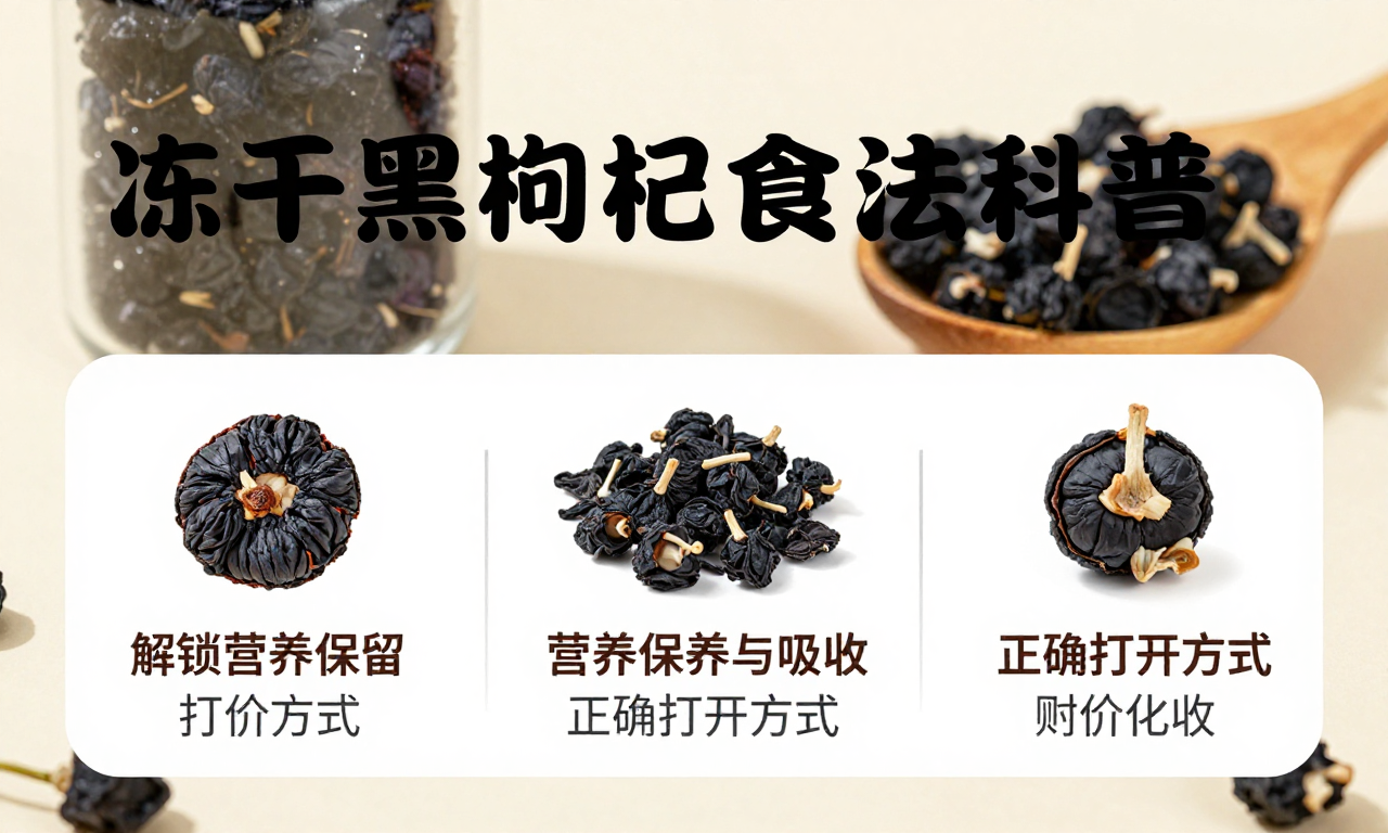 冻干黑枸杞食用方法科普：解锁营养保留与吸收的正确打开方式