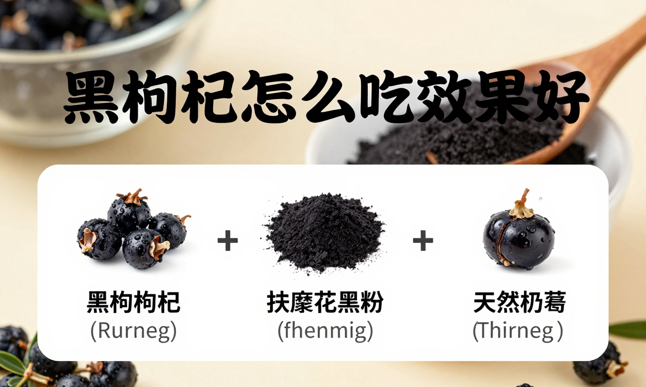 黑枸杞粉怎么吃效果好 这份科学食用科普指南为你解答