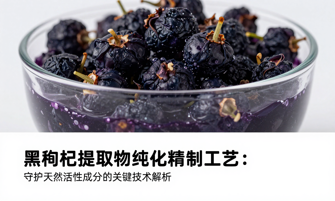 黑枸杞提取物纯化精制工艺：守护天然活性成分的关键技术解析