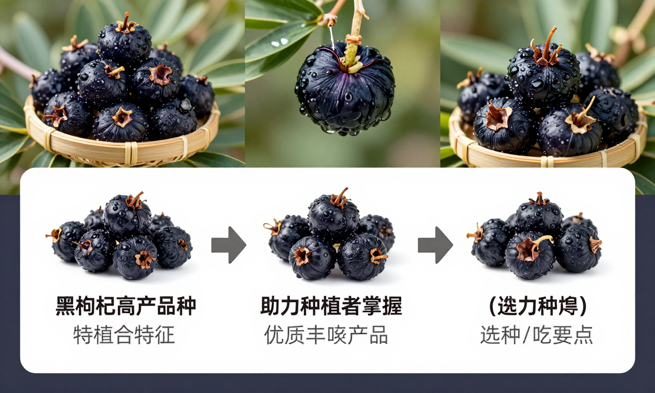 黑枸杞高产品种特征详解 助力种植者掌握优质丰产品种选种要点