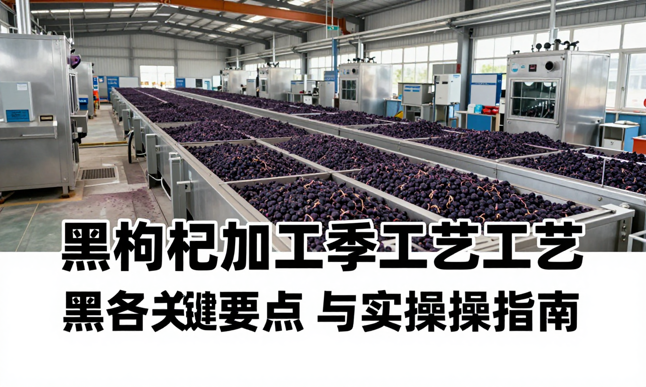 黑枸杞加工旺季设备运维工艺的关键要点与实操指南科普