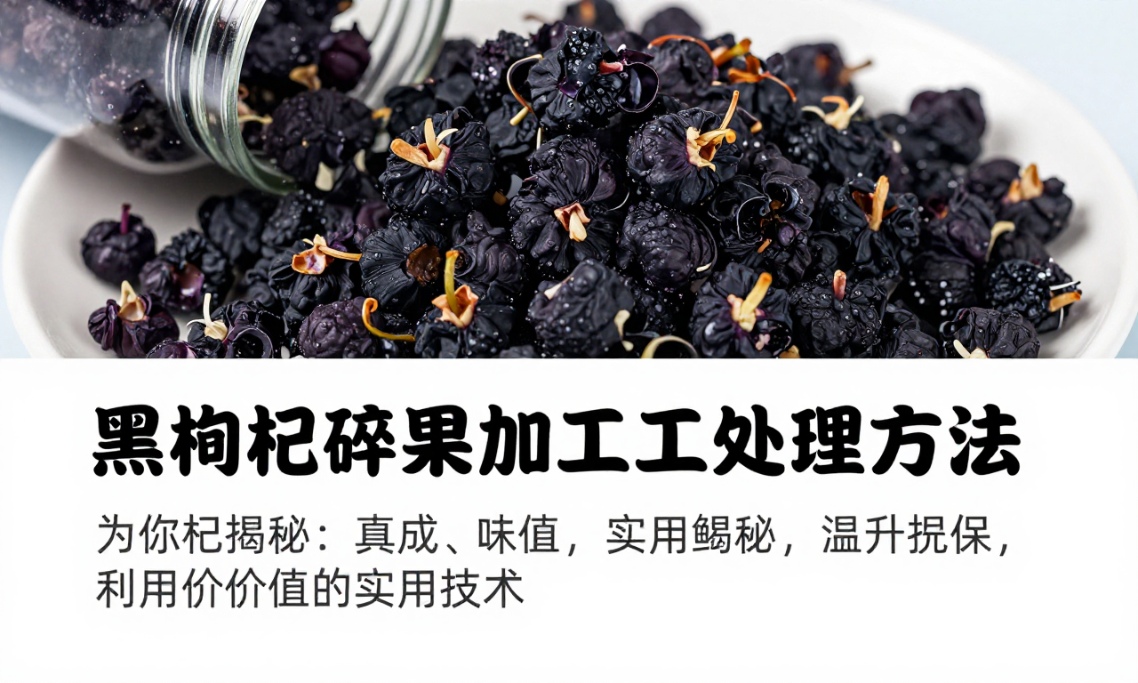 黑枸杞碎果深加工处理方法 为你揭秘提升其利用价值的实用技术