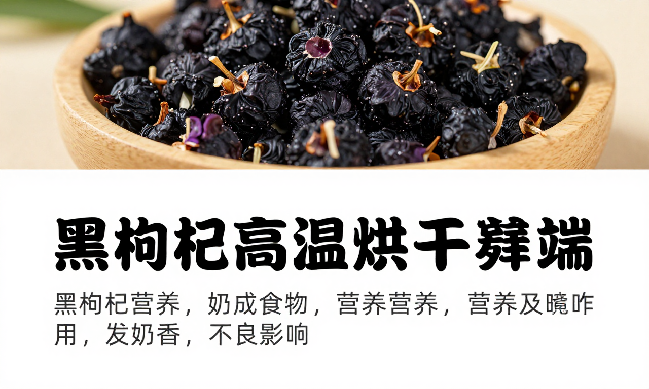 黑枸杞高温烘干弊端说明 科普其对营养及品质的不良影响