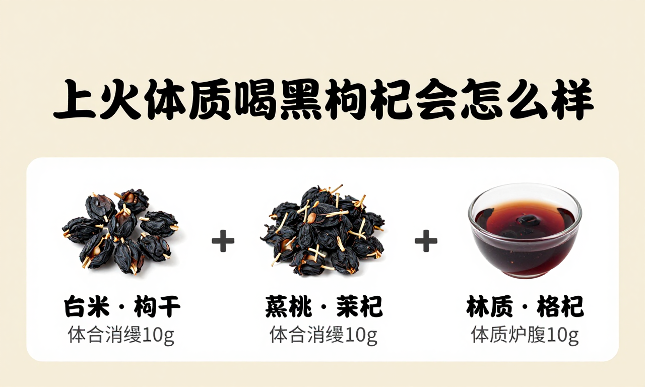 上火体质喝黑枸杞会怎么样 一文带你了解体质适配性与饮用影响