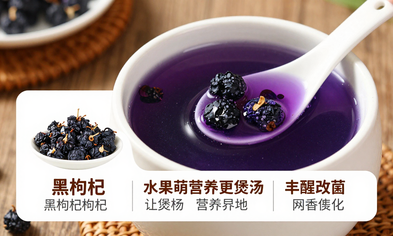 宁旺春黑枸杞煲汤食用要点科普 掌握这些让煲汤营养更丰富