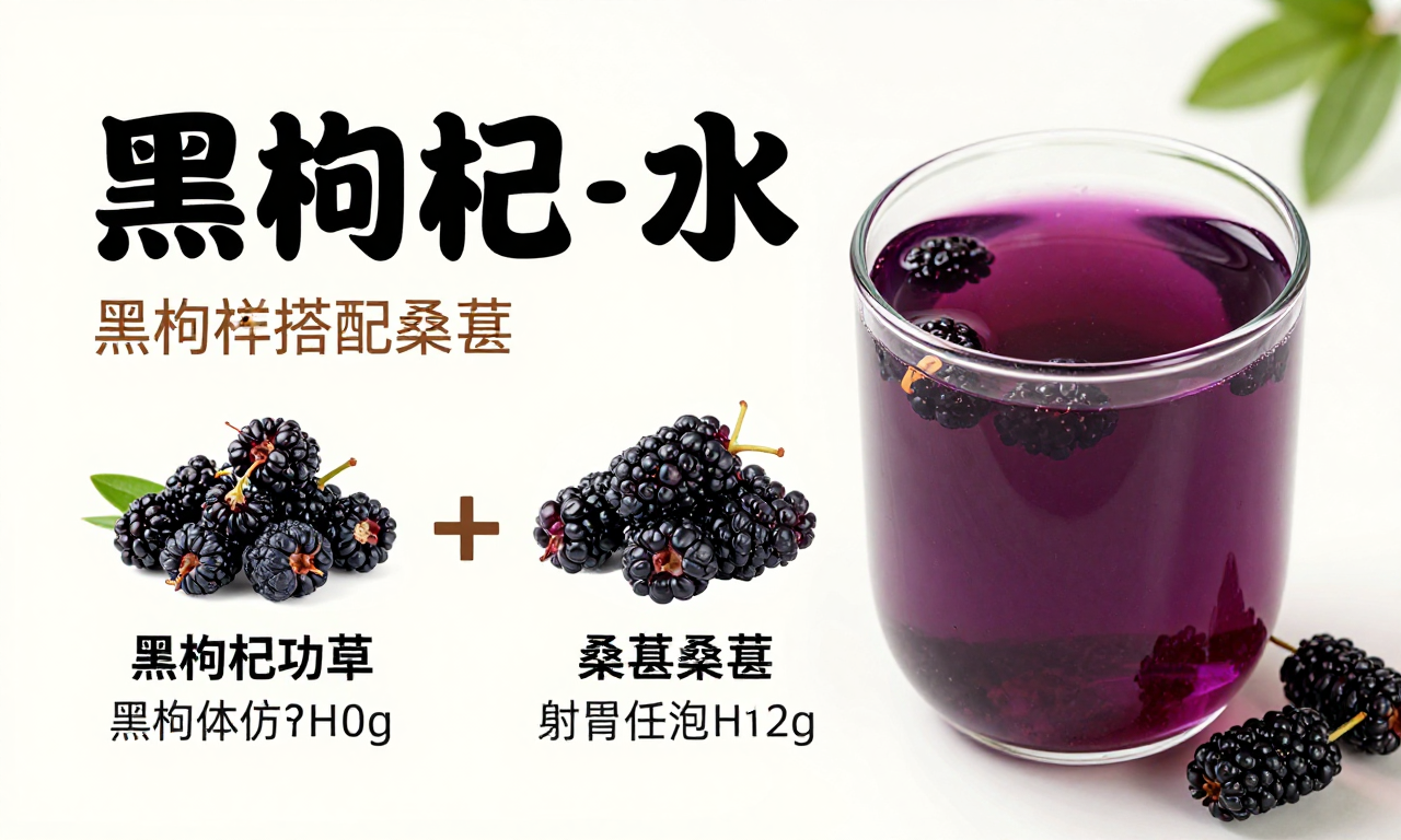 黑枸杞搭配桑葚泡水功效 这份实用知识科普带你了解对身体的益处