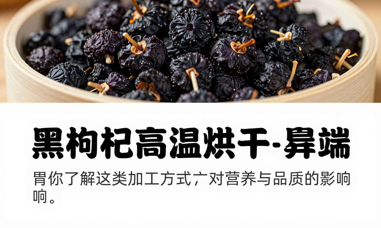 黑枸杞高温烘干弊端说明 带你了解这类加工方式对营养与品质的影响