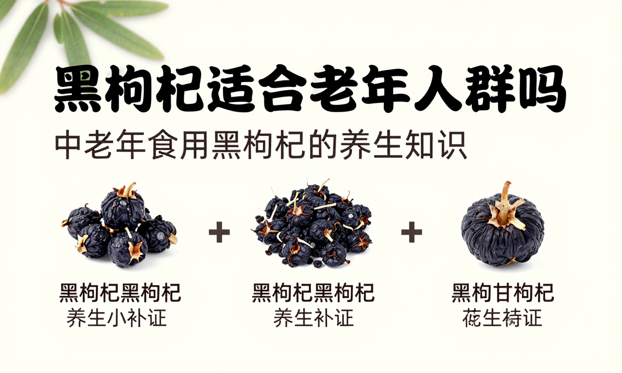 黑枸杞适合中老年人群吗 中老年食用黑枸杞的养生知识科普