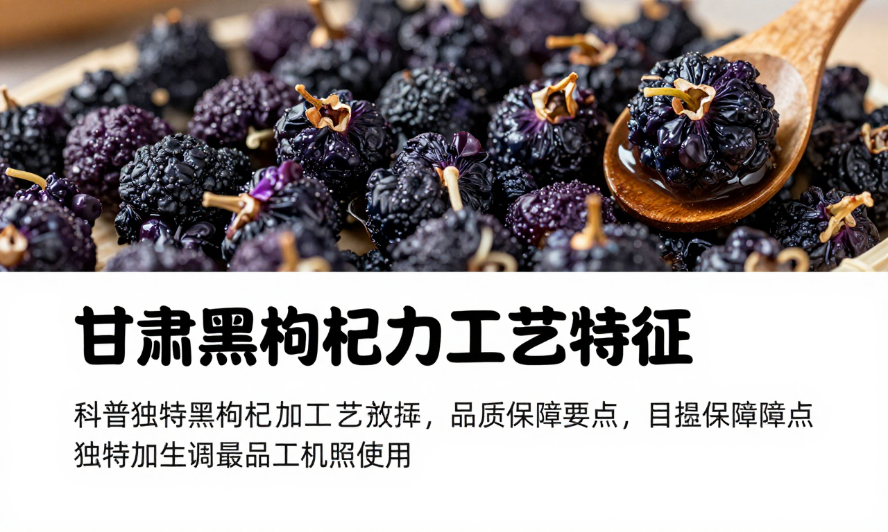 甘肃黑枸杞加工工艺特征 科普解析其独特加工流程与品质保障要点