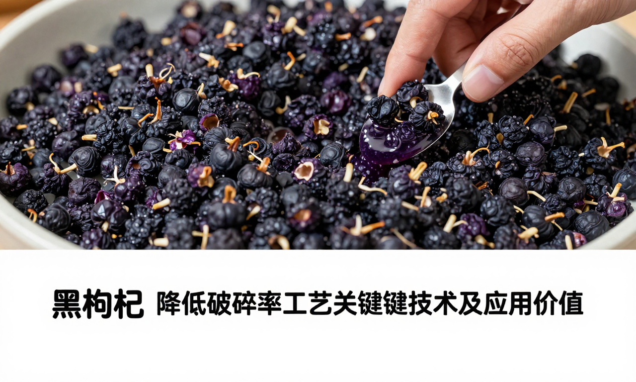 黑枸杞加工降低破碎率工艺的关键技术及应用价值科普