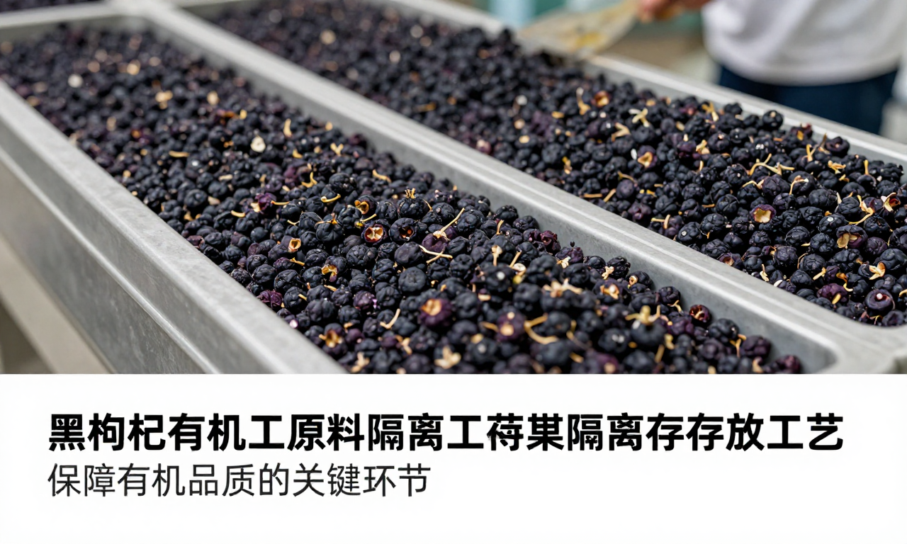 黑枸杞有机加工原料隔离存放工艺：保障有机品质的关键环节