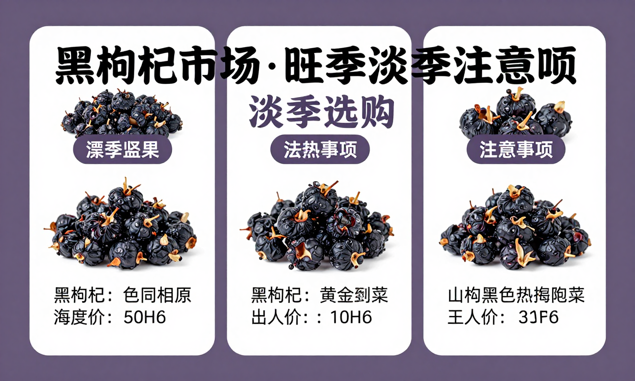 黑枸杞市场旺季淡季选购：科普不同时段选购的技巧与注意事项