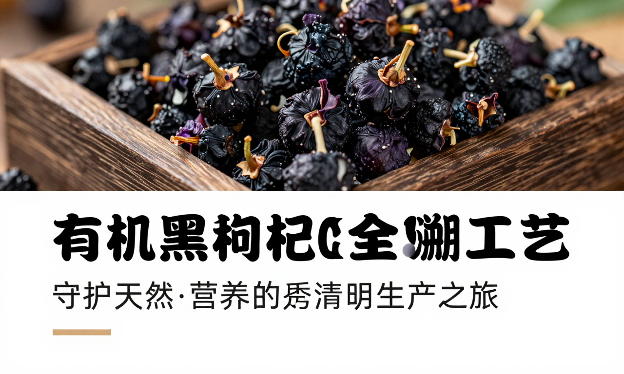 有机黑枸杞加工全程溯源工艺：守护天然营养的透明生产之旅