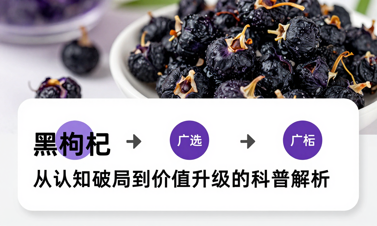 黑枸杞品牌溢价产业发展路径：从认知破局到价值升级的科普解析