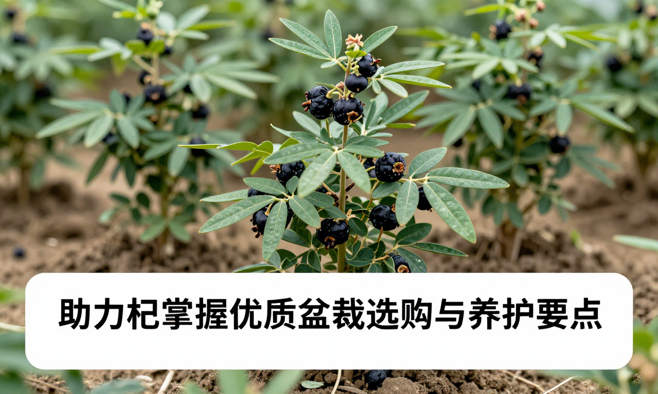 黑枸杞盆栽苗木线上销售资讯 助力新手掌握优质盆栽选购与养护要点