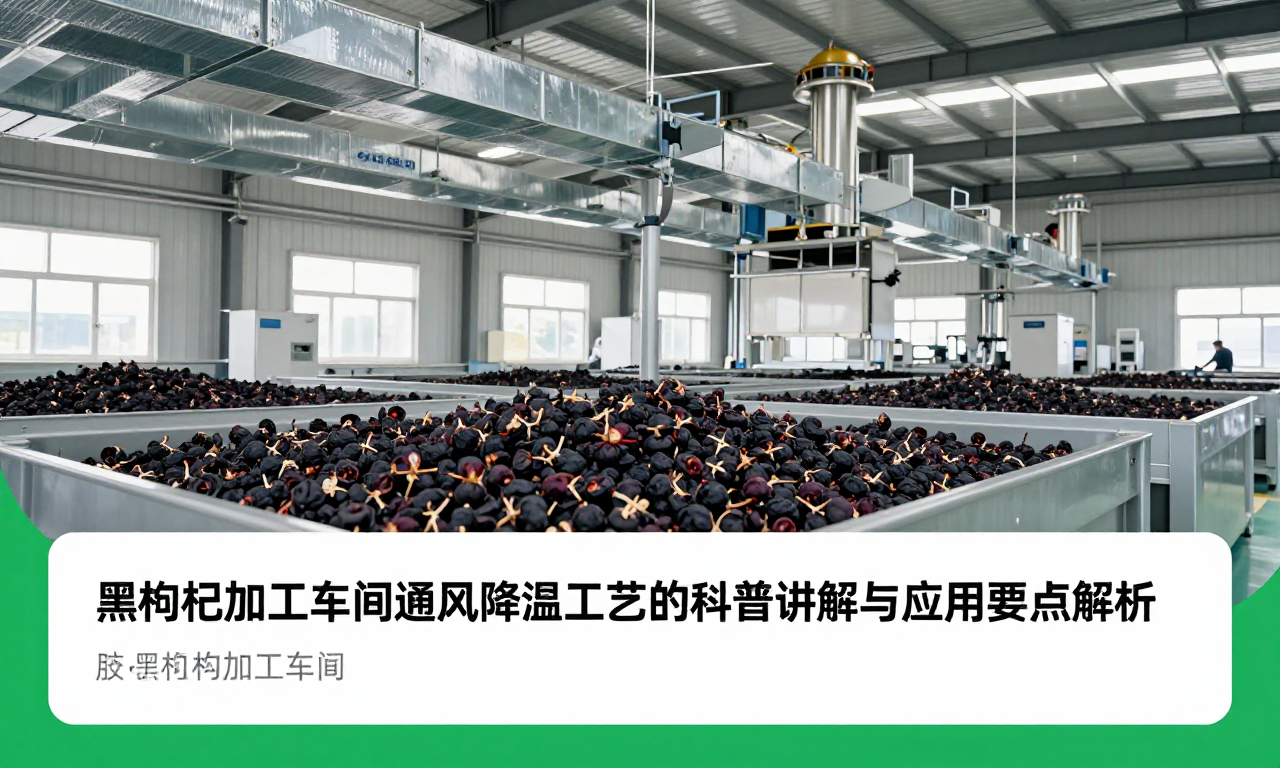 黑枸杞加工车间通风降温工艺的科普讲解与应用要点解析