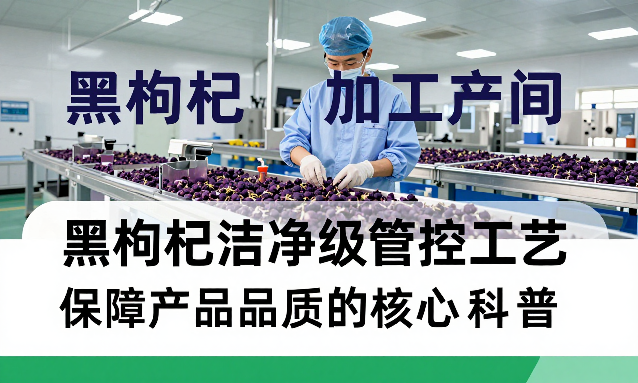 黑枸杞加工车间洁净等级管控工艺：保障产品品质的核心科普