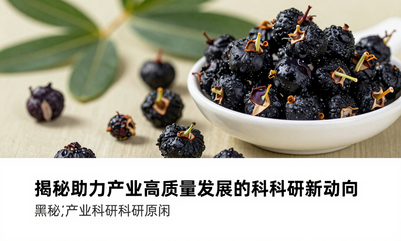 黑枸杞产业科研专项立项新闻：揭秘助力产业高质量发展的科研新动向