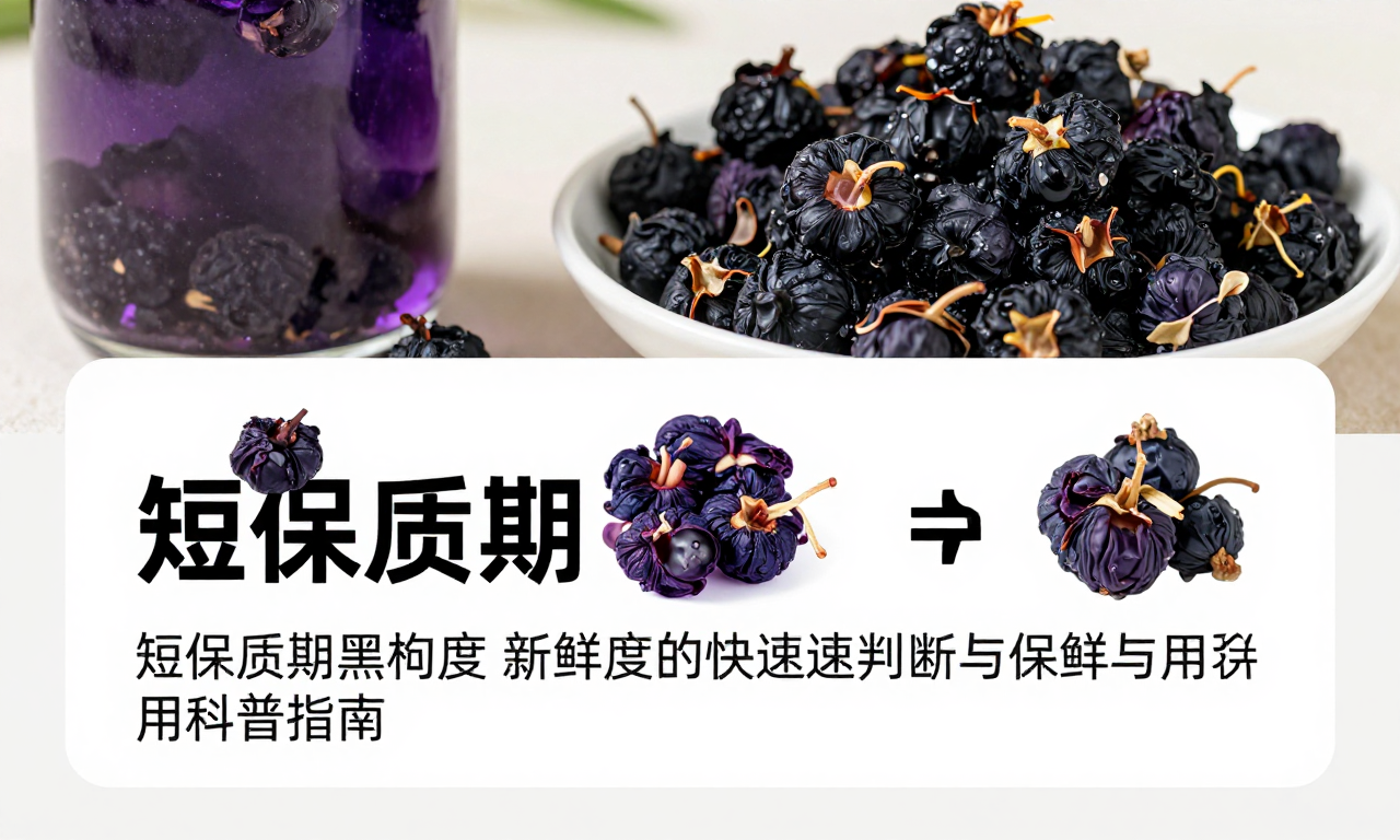 短保质期黑枸杞新鲜度的快速判断与保鲜实用科普指南