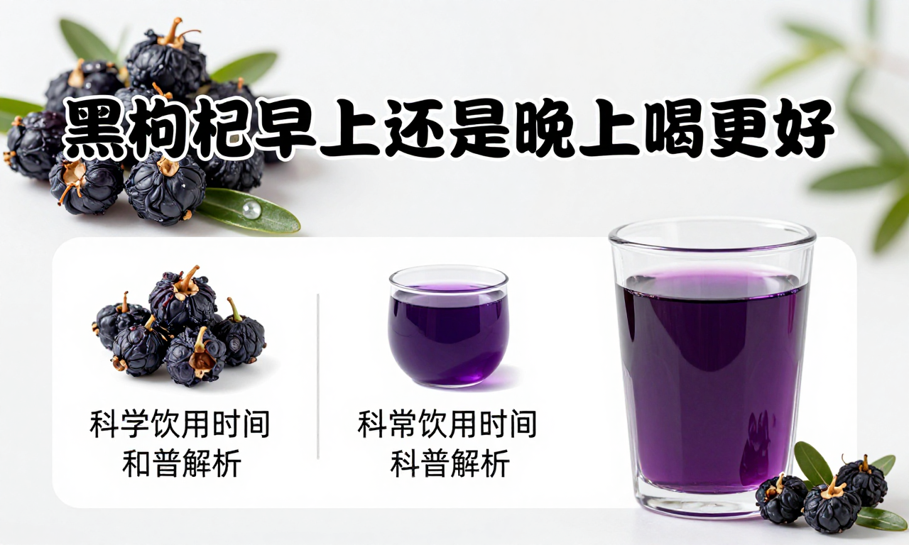 黑枸杞早上喝还是晚上喝更好 科学饮用时间的知识科普解析