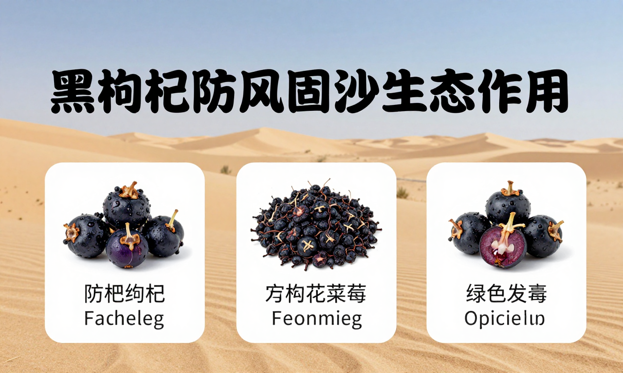 黑枸杞防风固沙生态作用的科普：守护荒漠生态的绿色力量