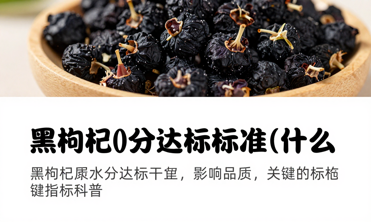 黑枸杞干果水分达标标准是什么 影响品质的关键指标科普