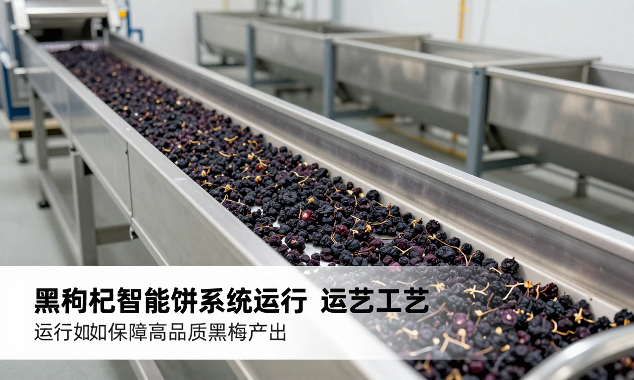黑枸杞智能烘干生产线运行工艺如何保障高品质黑枸杞产出