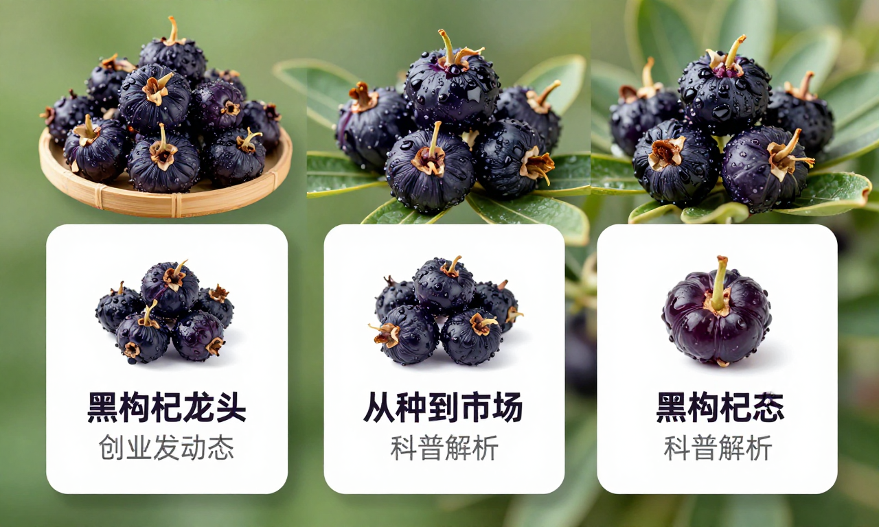 黑枸杞龙头企业发展动态：从种植到市场的全链条科普解析