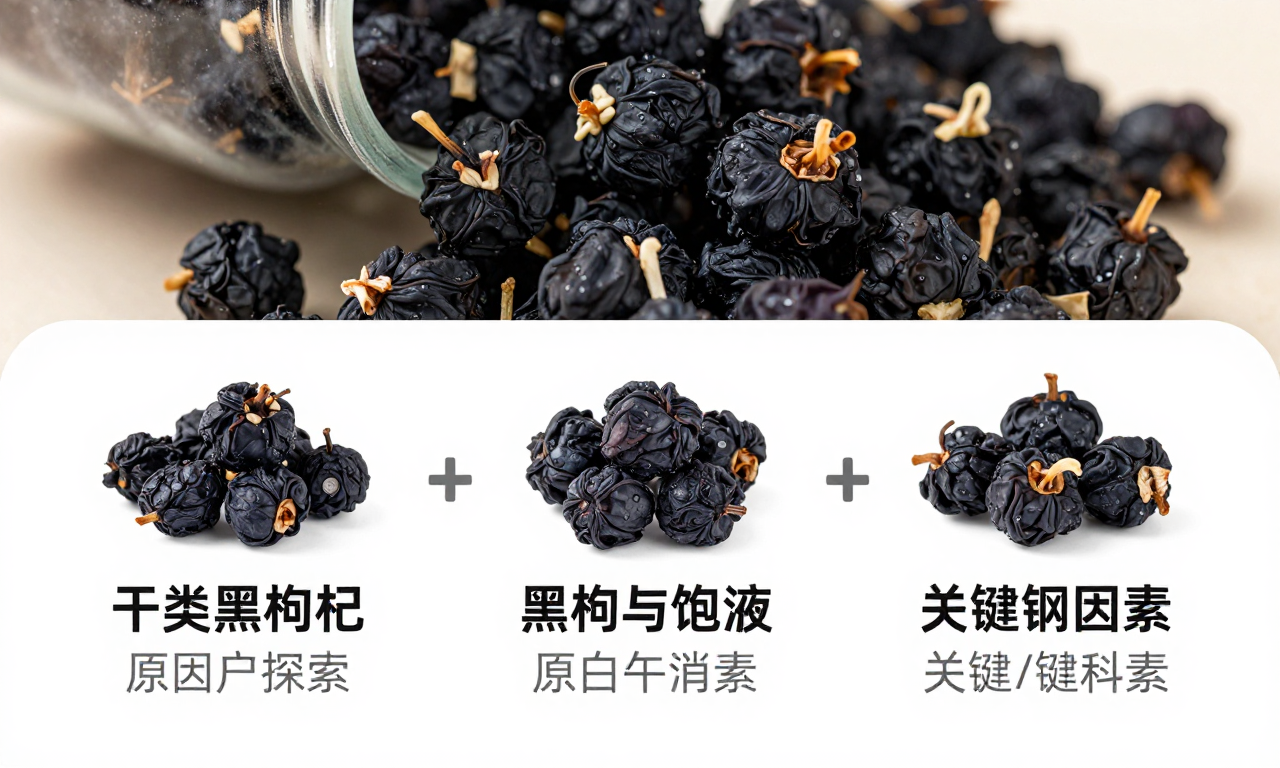 干瘪黑枸杞原因探究：影响黑枸杞饱满度的关键因素科普