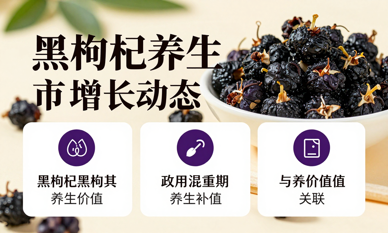 黑枸杞养生食品市场增长动态 科普解析其发展趋势与养生价值关联