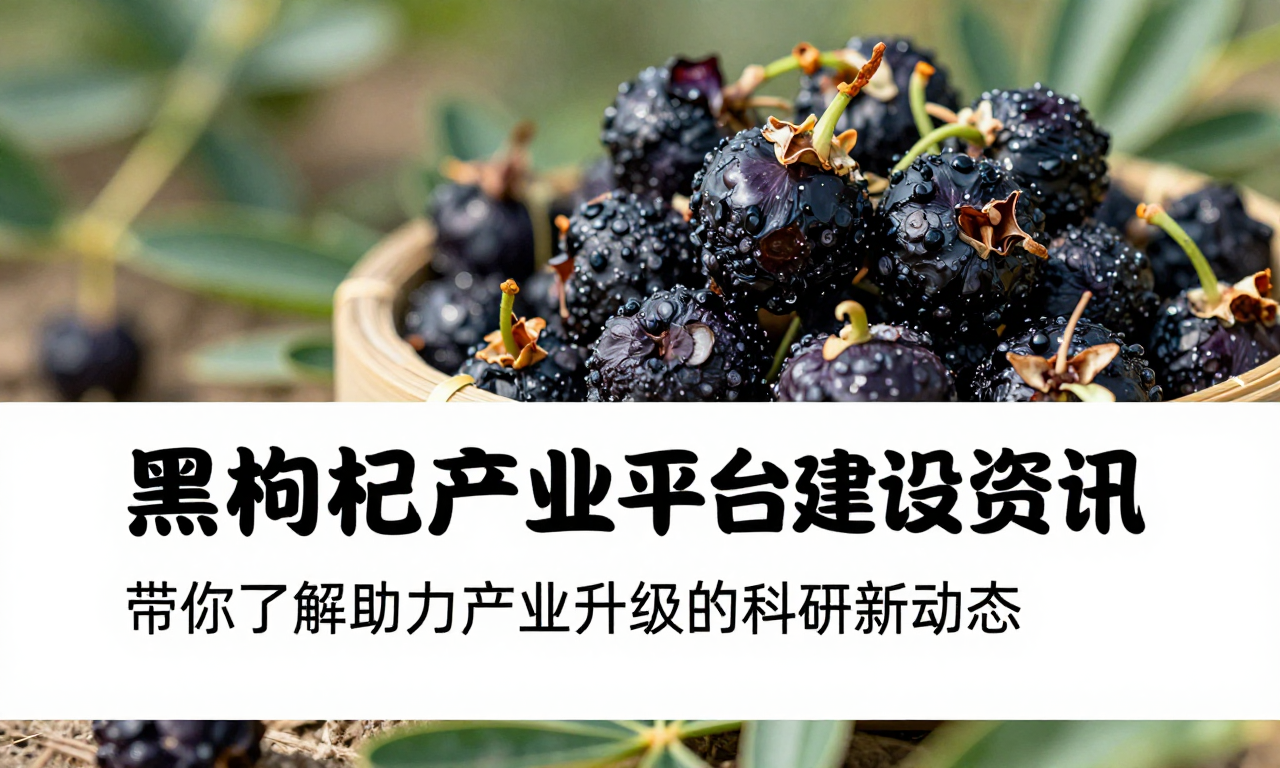 黑枸杞产业科研平台建设资讯：带你了解助力产业升级的科研新动态