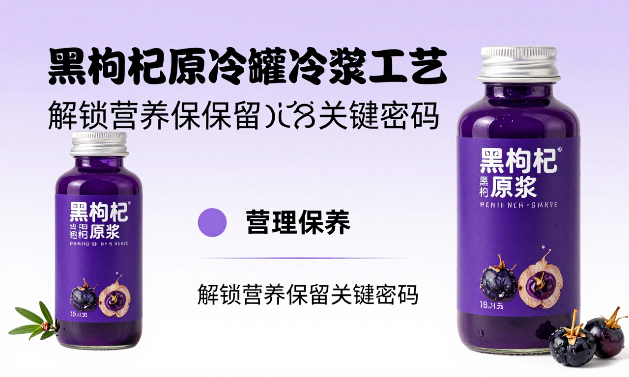 黑枸杞原浆冷灌装工艺优势科普 解锁营养保留的关键密码
