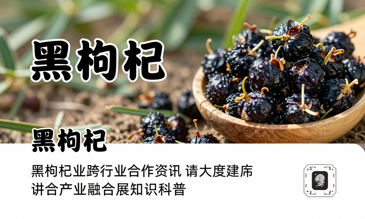黑枸杞产业跨行业合作资讯 助力特色产业融合发展知识科普
