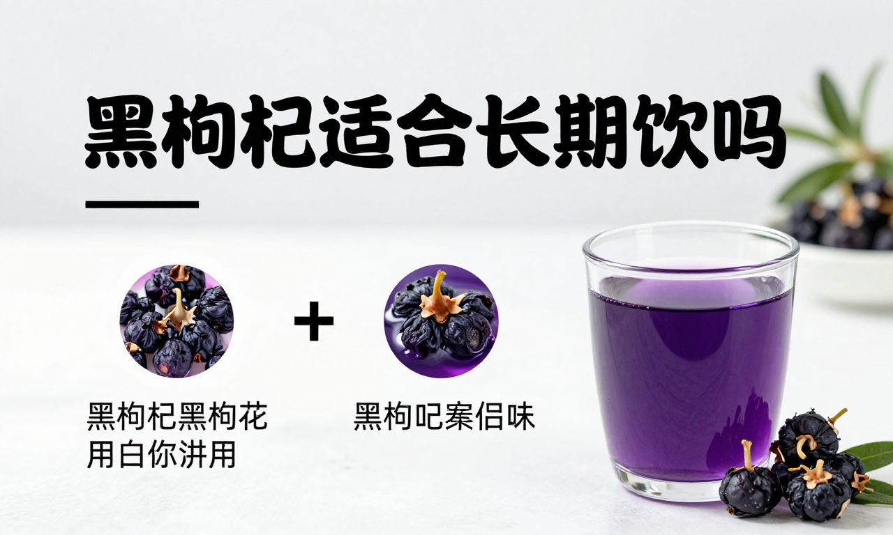 黑枸杞适合长期饮用吗 这份科学科普为你解答饮用的相关疑问