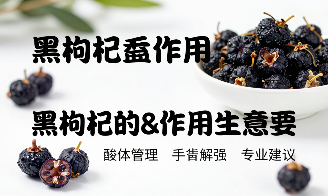 黑枸杞的副作用有哪些 专业科普带你了解食用黑枸杞的潜在注意事项