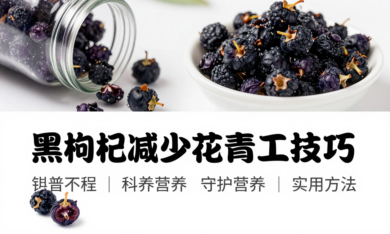 黑枸杞减少花青素流失加工技巧 科普守护营养不流失的实用方法